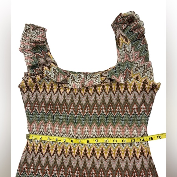 Sundance Southwestern Hippie Boho Crochet Multicolor Maxi Dress, Sz 8 - Picture 5 of 11